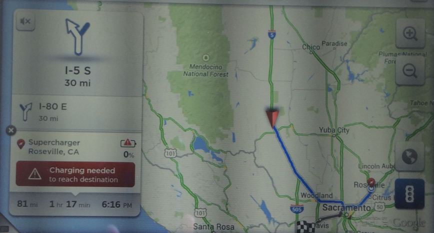 Navigator Re-routed Me to Roseville